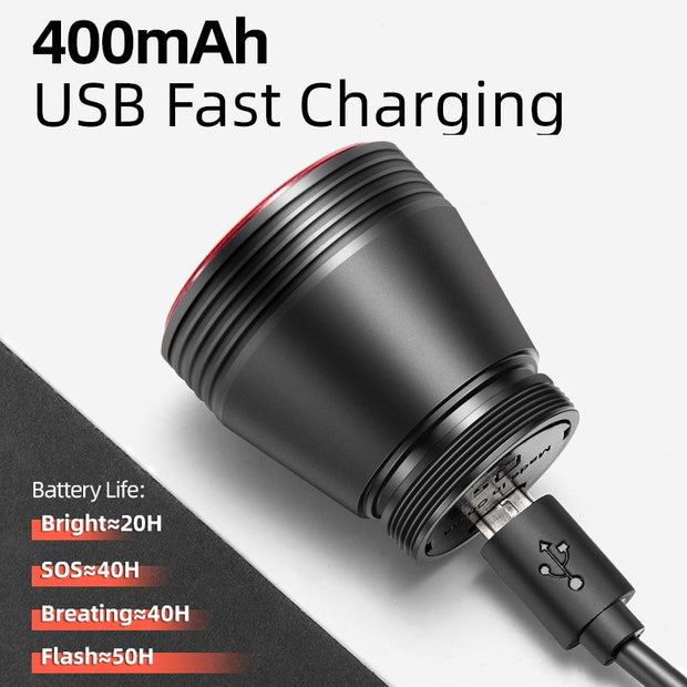 ROCKBROS Bicycle Smart Auto Brake Sensing Light IPx6 Waterproof LED Charging Cycling Taillight Bike Rear Light Accessories Q5 0 DailyAlertDeals   