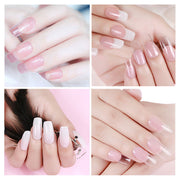 5PCS Poly Extension Gel Set Nail Art French Nail Art Clear Camouflage Color Nail Tip Form Crystal Nail Gel Slice Brush Nail Gel NAIL GEL DailyAlertDeals   