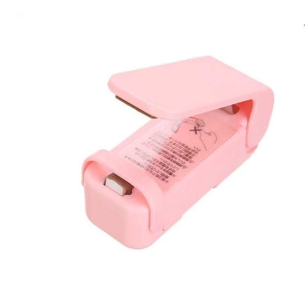 Mini Heat Sealer Household Accessories  Plastic Bag Sealer  For Storage In The Kitchen Food Snacks  Fruits And Vegetables 0 DailyAlertDeals China Pink 