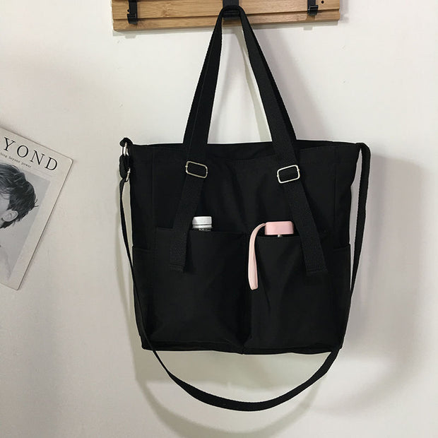 Waterproof Oxford Large Capacity Canvas Girl Handbags & Crossbody bags For Women Casual Tote Purses Handbags & Crossbody bags DailyAlertDeals Without Pendant  