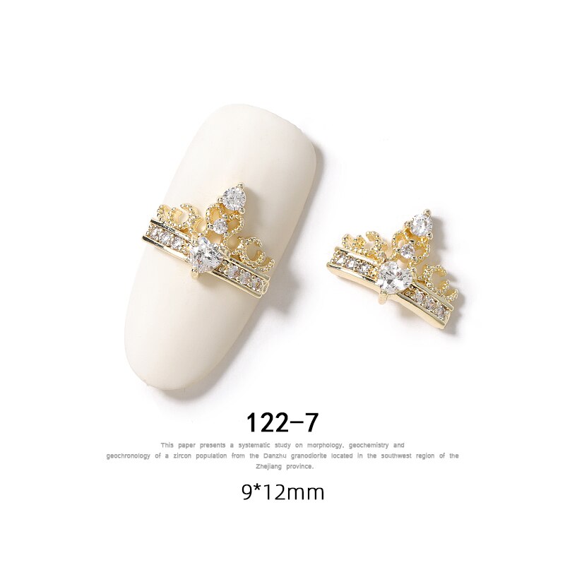 5 pieces 3D metal Zircon Nail art decorations Butterfly rhinestones nail art jewelry alloy zircon tassel pendant nail accessory Nail Rhinestones Jewelry DailyAlertDeals 122-7  