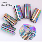 Nail Foils Marble Series Nail Transfer Foils Decorations DIY idea nail Art Transfer Sticker Decals Nail Accessories Nail Sticker DailyAlertDeals 10pcs  