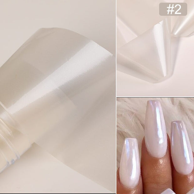 Nail Foils Marble Series Nail Transfer Foils Decorations DIY idea nail Art Transfer Sticker Decals Nail Accessories Nail Sticker DailyAlertDeals 1pc auroras-2  