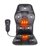 KLASVSA Electric Back Massager Massage Chair Cushion Heating Vibrator Car Home Office Lumbar Neck Mattress Pain Relief 0 DailyAlertDeals China UK Plug A