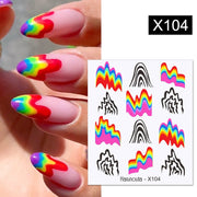 Harunouta Valentine's Day Love Heart Pattern Water Decals Stickers Christmas Snowflakes Design Slider For Nails Art Decoration 0 DailyAlertDeals X104  