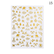 Harunouta Gold Marble 3D Nail Sticker Flower Leaves Line Transfer Slider French Tips Manicures Decals DIY Decoration Paper 0 DailyAlertDeals Z15  