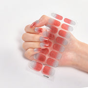 Manicure Decoracion Self Adhesive Foil Nail Art Stickers 2020 Fashion Nail Polish Pure Solid Color Nail Decoration Women Salon nail decal sticker DailyAlertDeals CS-49  