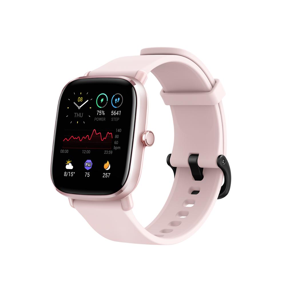 Global Version Amazfit GTS 2 Mini GPS Smartwatch AMOLED Display 70 Sports Modes Sleep Monitoring SmartWatch For Android For iOS 0 DailyAlertDeals Flamingo Pink China GTS 2 Mini