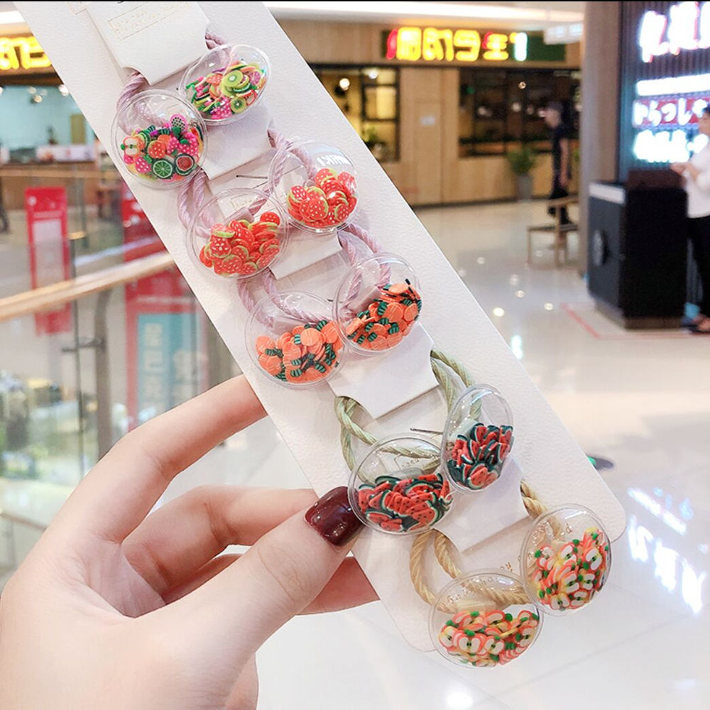 New Cute Rope Children Baby Elastic Hair Rubber Bands Accessories for Kids Girl Headband Tie Ring Headwear Scrunchie Baby Elastic Hair Rubber Bands DailyAlertDeals 1  