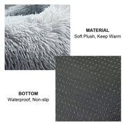 Pet Dog Bed Warm Fleece Round Dog Kennel House Long Plush Winter Pets Dog Beds For Medium Large Dogs Cats Soft Sofa Cushion Mats 0 DailyAlertDeals   