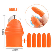 1 Set Silicone Finger Protector With Blade For Fruits Vegetable Thumb Knife Finger Guard Kitchen Gadgets Kitchen Accessories 0 DailyAlertDeals men  