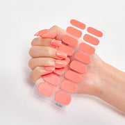 Manicure Decoracion Self Adhesive Foil Nail Art Stickers 2020 Fashion Nail Polish Pure Solid Color Nail Decoration Women Salon nail decal sticker DailyAlertDeals   