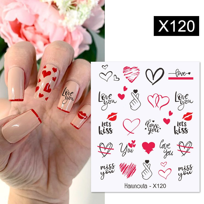 Harunouta Purple Blue Flowers Ink Blooming Nail Water Decals Geometry Line Ripple French Nail Stickers Manicuring Foils Wraps 0 DailyAlertDeals X120  