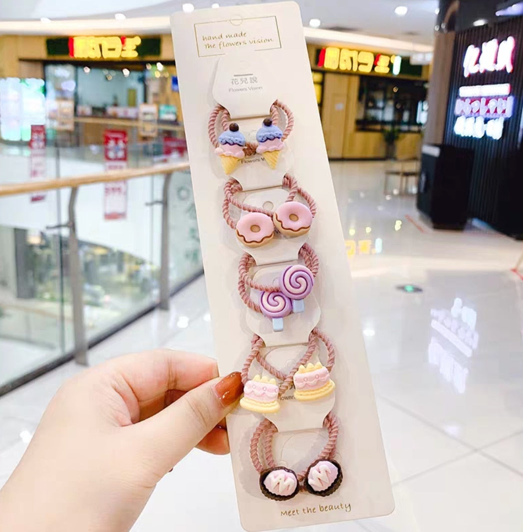 New Cute Rope Children Baby Elastic Hair Rubber Bands Accessories for Kids Girl Headband Tie Ring Headwear Scrunchie Baby Elastic Hair Rubber Bands DailyAlertDeals   