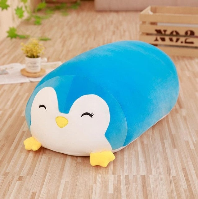 18-28CM Soft Animal Cartoon Pillow Cushion Cute Fat Dog Cat Totoro Penguin Pig Frog Plush Toy Stuffed Lovely kids Birthyday Gift 0 DailyAlertDeals 30cm penguin  