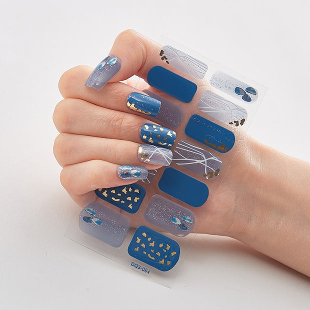 Four Sorts 0f Nail Stickers Creative Nail Adhesive Nail Wraps DIY Nail Stickers Designer Nails Art Decoration Nailart Sticker Nail Decal Stickers DailyAlertDeals DQ3-64  