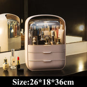 Fashion Big Capacity Cosmetic Storage Box Waterproof Dustproof Bathroom Desktop Beauty Makeup Organizer Skin Care Storage Drawer 0 DailyAlertDeals 15  