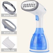 saengQ Handheld Garment Steamer 1500W Household Fabric Steam Iron 280ml Mini Portable Vertical Fast-Heat For Clothes Ironing Garment Steamers DailyAlertDeals blue  TY122 China US