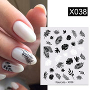 Harunouta Ink Blooming Marble Water Decals Flower Leaves Transfer Sliders Paper Abstract Geometric Lines Nail Stickers Watermark 0 DailyAlertDeals X038  