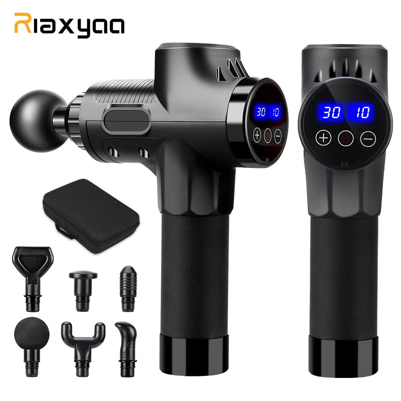 High frequency Massage Gun Muscle Relax Body Relaxation Electric Massager with Portable Bag Therapy Gun for fitness Massager DailyAlertDeals   