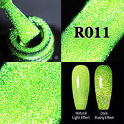 UR SUGAR Sparkling Gel Nail Polish Reflective Glitter Nail Gel Semi Permanent Nail Art Varnish For Manicures Need Base Top Coat 0 DailyAlertDeals Flashy Fluorescent11  