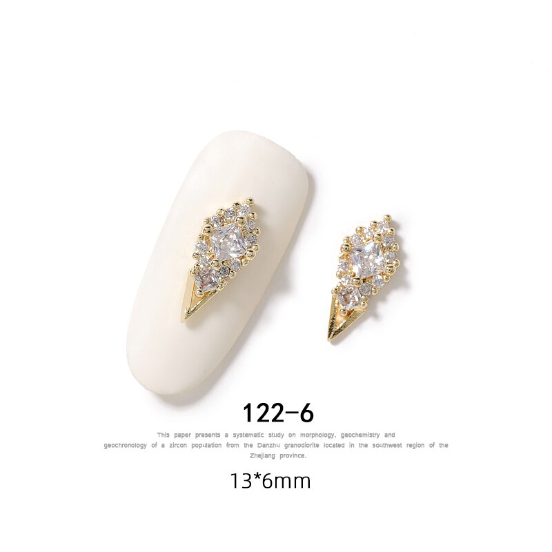 5 pieces 3D metal Zircon Nail art decorations Butterfly rhinestones nail art jewelry alloy zircon tassel pendant nail accessory Nail Rhinestones Jewelry DailyAlertDeals 122-6  