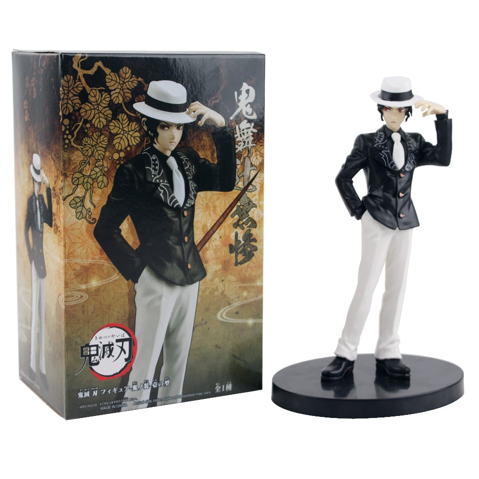 Anime Demon Slayer Figure Kamado Tanjirou Nezuko Action Figures PVC Model Toys Zenitsu Figurine Inosuke Kimetsu No Yaiba Figura Demon Slayer Figure DailyAlertDeals Muzan-With box  