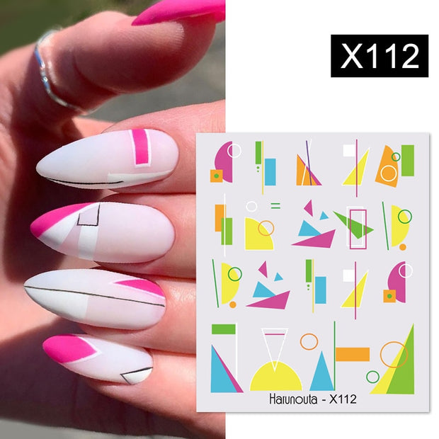 Harunouta Valentine's Day Love Heart Pattern Water Decals Stickers Christmas Snowflakes Design Slider For Nails Art Decoration 0 DailyAlertDeals X112  