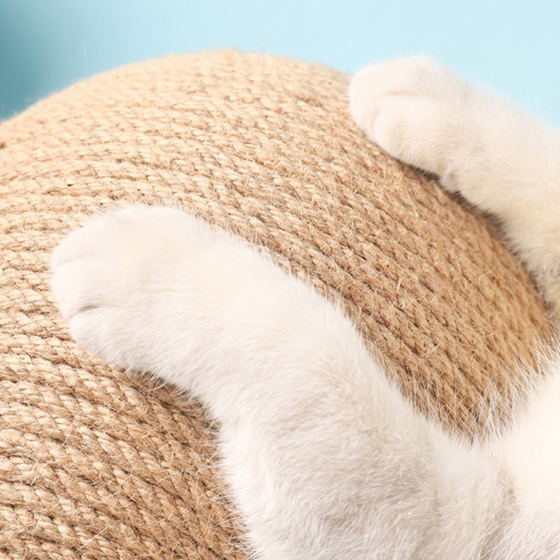 Cat Scratching Ball Toy Kitten Sisal Rope Ball Board Grinding Paws Toys Cats Scratcher Wear-resistant Pet Furniture supplies Pet supplies DailyAlertDeals   