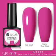 UR SUGAR Fluorescent Gel Nail Polish Neon Yellow Green Blue Color Gel Soak Off UV Nail Gel Varnish For Nail Art Top Coat Neon Fluorescent Gel Nail Polish DailyAlertDeals 017  