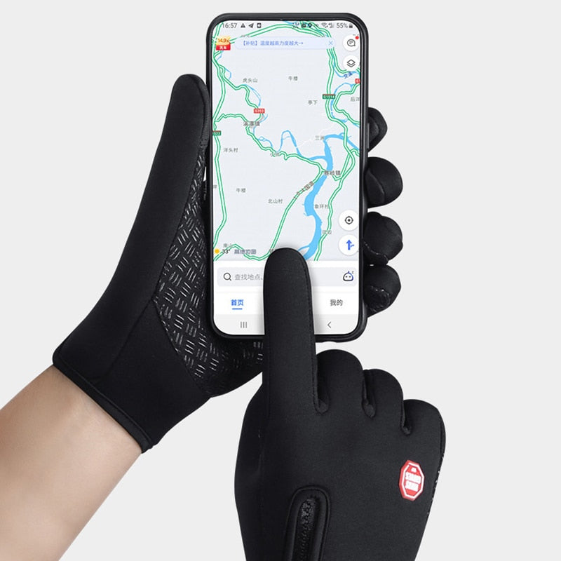 Hot Winter Gloves For Men Women Touchscreen Warm Outdoor Cycling Driving Motorcycle Cold Gloves Windproof Non-Slip Womens Gloves 0 DailyAlertDeals   