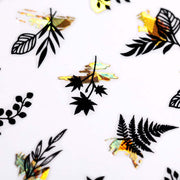 Harunouta Gold Leaf 3D Nail Stickers Spring Nail Design Adhesive Decals Trends Leaves Flowers Sliders for Nail Art Decoration 0 DailyAlertDeals   