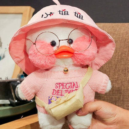 30cm Kawaii Plush LaLafanfan Cafe Duck Anime Toy Stuffed Soft Kawaii Duck Doll Animal Pillow Birthday Gift for Kids Children doll for girls DailyAlertDeals 001-xiaojiejie-w  