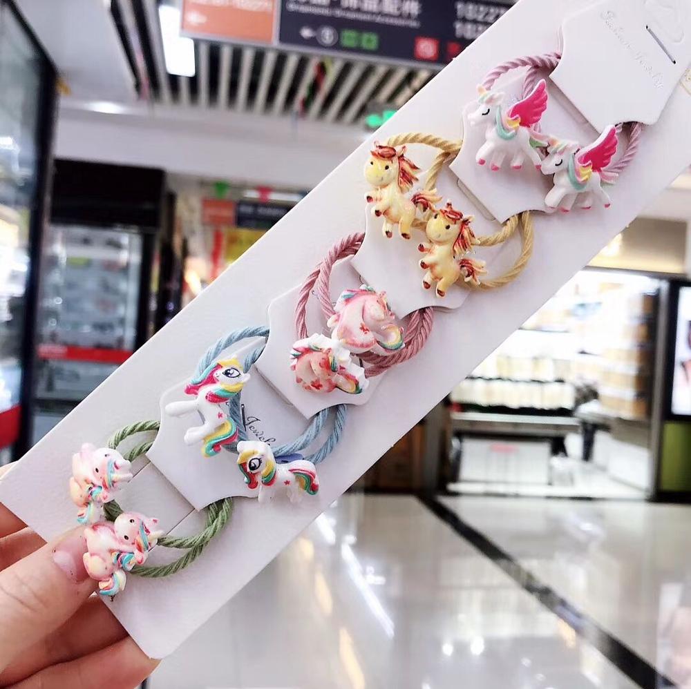 New Cute Rope Children Baby Elastic Hair Rubber Bands Accessories for Kids Girl Headband Tie Ring Headwear Scrunchie Baby Elastic Hair Rubber Bands DailyAlertDeals   