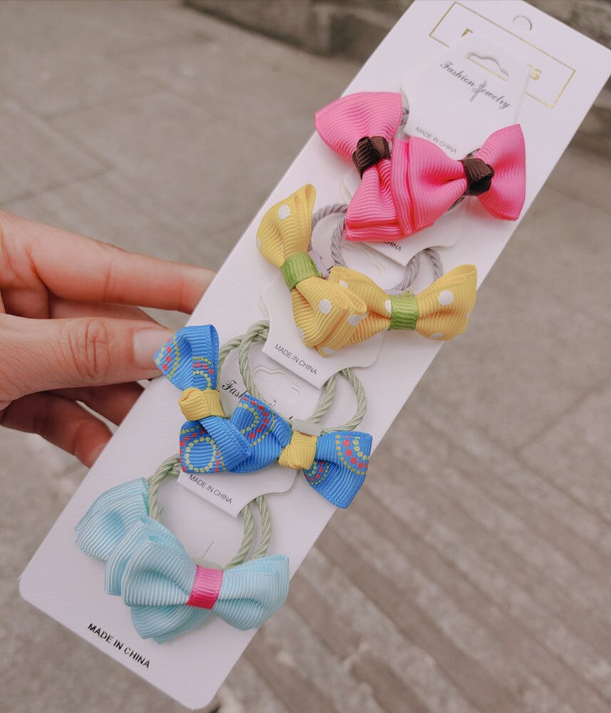 New Cute Rope Children Baby Elastic Hair Rubber Bands Accessories for Kids Girl Headband Tie Ring Headwear Scrunchie Baby Elastic Hair Rubber Bands DailyAlertDeals 33  