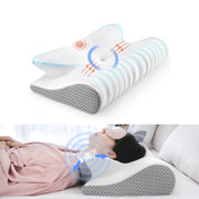 Soft Polyester Fiber Memory Foam Pillow Neck Support Pillow For Side Back Stomach Sleeper Pillows neck pain pillow DailyAlertDeals   