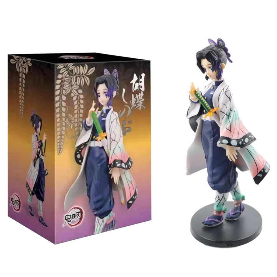 Anime Demon Slayer Figure Kamado Tanjirou Nezuko Action Figures PVC Model Toys Zenitsu Figurine Inosuke Kimetsu No Yaiba Figura Demon Slayer Figure DailyAlertDeals Shinobu With box  
