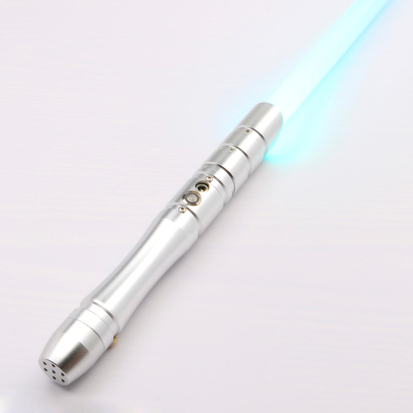 TXQSABER Smooth Lightsaber RGB Metal Hilt 12 Colors Force FX Saber For Heavy Dueling Double Connected Laser Sword Halloween Toys 0 DailyAlertDeals   