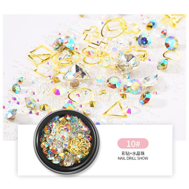 3D Nail Rhinestones Rose Jewelry Diverse DIY Gems Charming Mix Crystal Nail Art Decorations Gel Glitter Charms Nail Accessories Nail Rhinestones Rose Jewelry DailyAlertDeals CZ10  