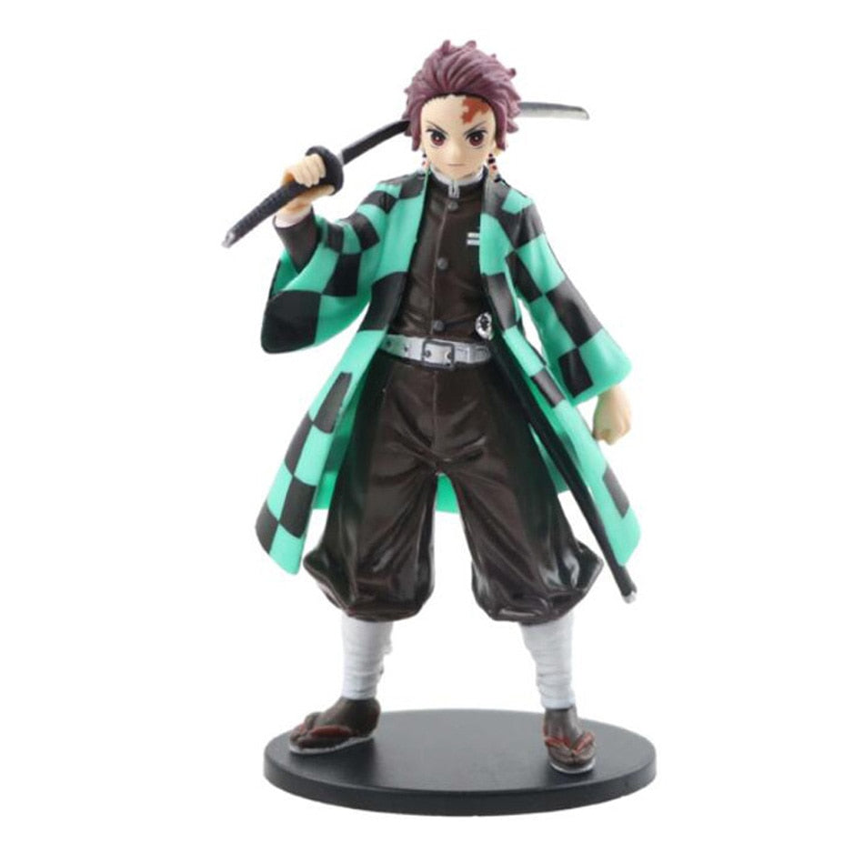 Anime Demon Slayer Figure Kamado Tanjirou Nezuko Action Figures PVC Model Toys Zenitsu Figurine Inosuke Kimetsu No Yaiba Figura Demon Slayer Figure DailyAlertDeals Tanjirou No Box  