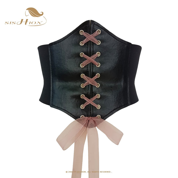 Women's Underbust Corsets Tops Body Shapewear Girdles Bustiers Waist Cincher Corset Waist Trainer for Women Shapewear DailyAlertDeals VD2531BlackCha waist 62-80cm 