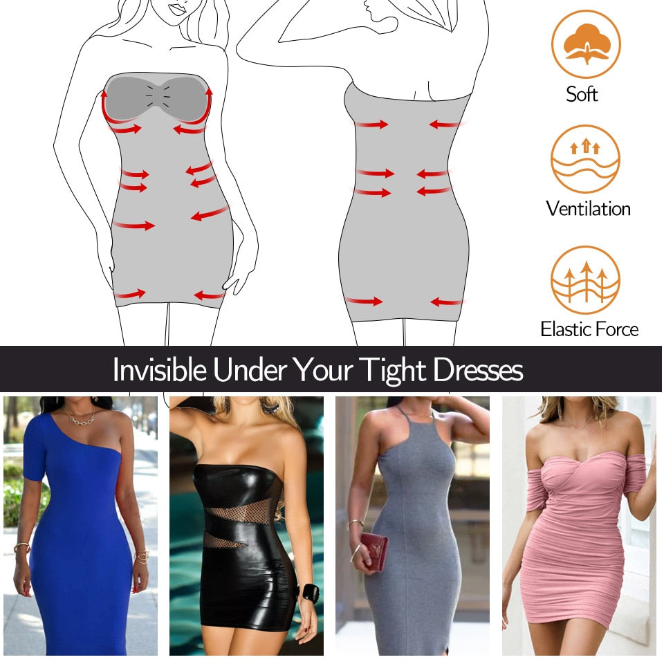 Women Shapewear Body Shapers Underbust Corset Tummy Control Slips Slimming shirts for Women Women Body shapewear DailyAlertDeals   