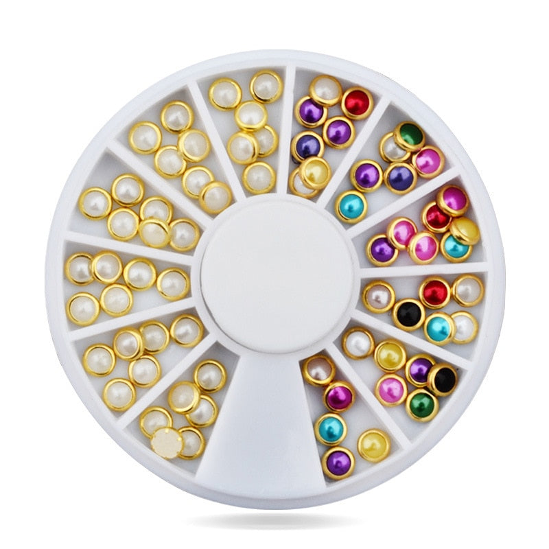 2mm/3mm/4mm/5mm AB Acrylic Diamond Nail Glitter Rhinestones Crystal DIY Nail Art Decorations Manicure Accessories Tools Nail Glitter Rhinestones DailyAlertDeals 049  
