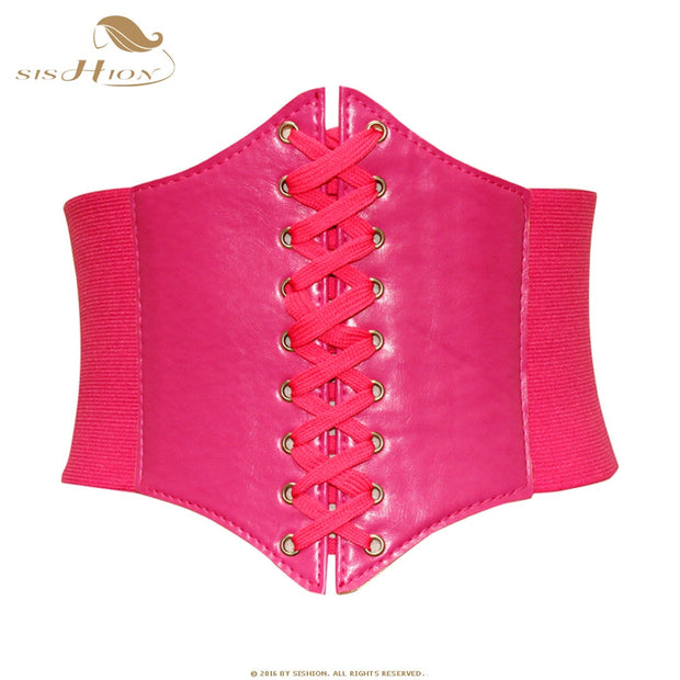 Women's Underbust Corsets Tops Body Shapewear Girdles Bustiers Waist Cincher Corset Waist Trainer for Women Shapewear DailyAlertDeals Pink waist 62-80cm 