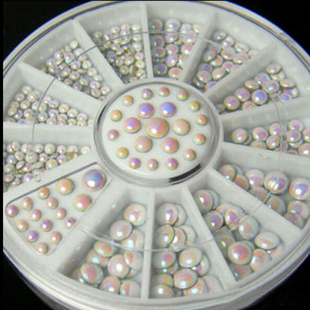 2mm/3mm/4mm/5mm AB Acrylic Diamond Nail Glitter Rhinestones Crystal DIY Nail Art Decorations Manicure Accessories Tools Nail Glitter Rhinestones DailyAlertDeals 034  