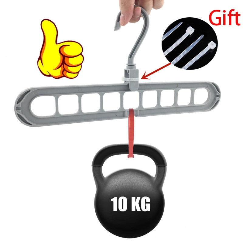 1/2pcs Magic Multi-port Support hangers for Clothes Drying Rack Multifunction Plastic Clothes rack drying hanger Storage Hangers hangers for clothes DailyAlertDeals   