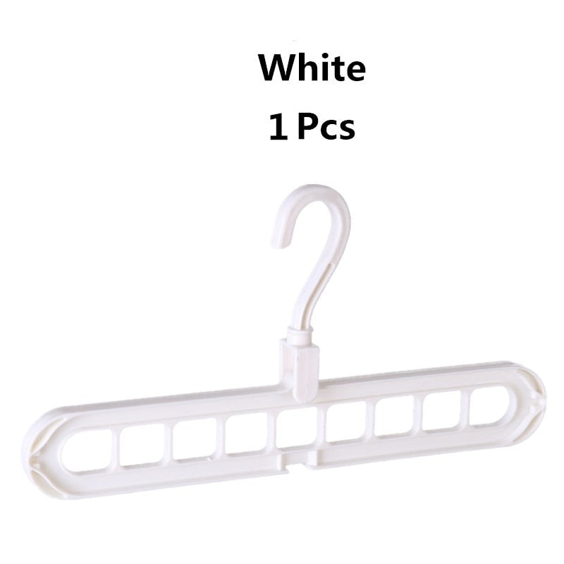 1/2pcs Magic Multi-port Support hangers for Clothes Drying Rack Multifunction Plastic Clothes rack drying hanger Storage Hangers hangers for clothes DailyAlertDeals YJ-BAI-1PCS  