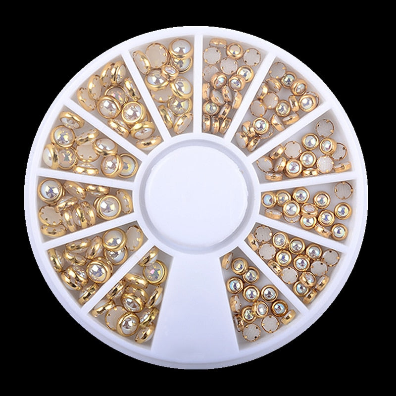 2mm/3mm/4mm/5mm AB Acrylic Diamond Nail Glitter Rhinestones Crystal DIY Nail Art Decorations Manicure Accessories Tools Nail Glitter Rhinestones DailyAlertDeals 089  