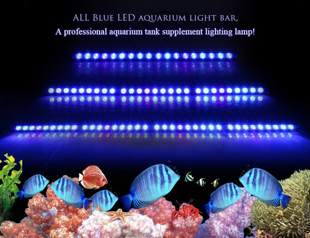 Popular grow 54W/81W/108W Led Aquarium Light with Only 470nm coral light DailyAlertDeals   
