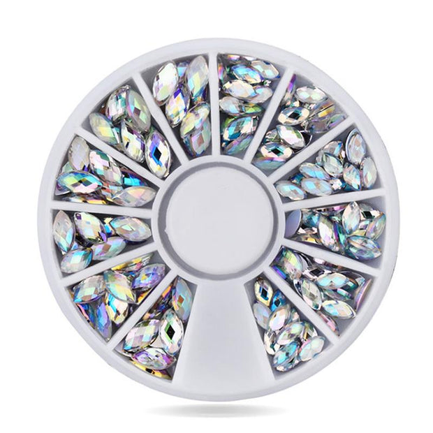 2mm/3mm/4mm/5mm AB Acrylic Diamond Nail Glitter Rhinestones Crystal DIY Nail Art Decorations Manicure Accessories Tools Nail Glitter Rhinestones DailyAlertDeals 051  